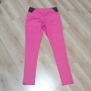 Nicki Minaj Hot Pink Barbz Fit Leggings Size Medium Barbiecore Workout Stretch